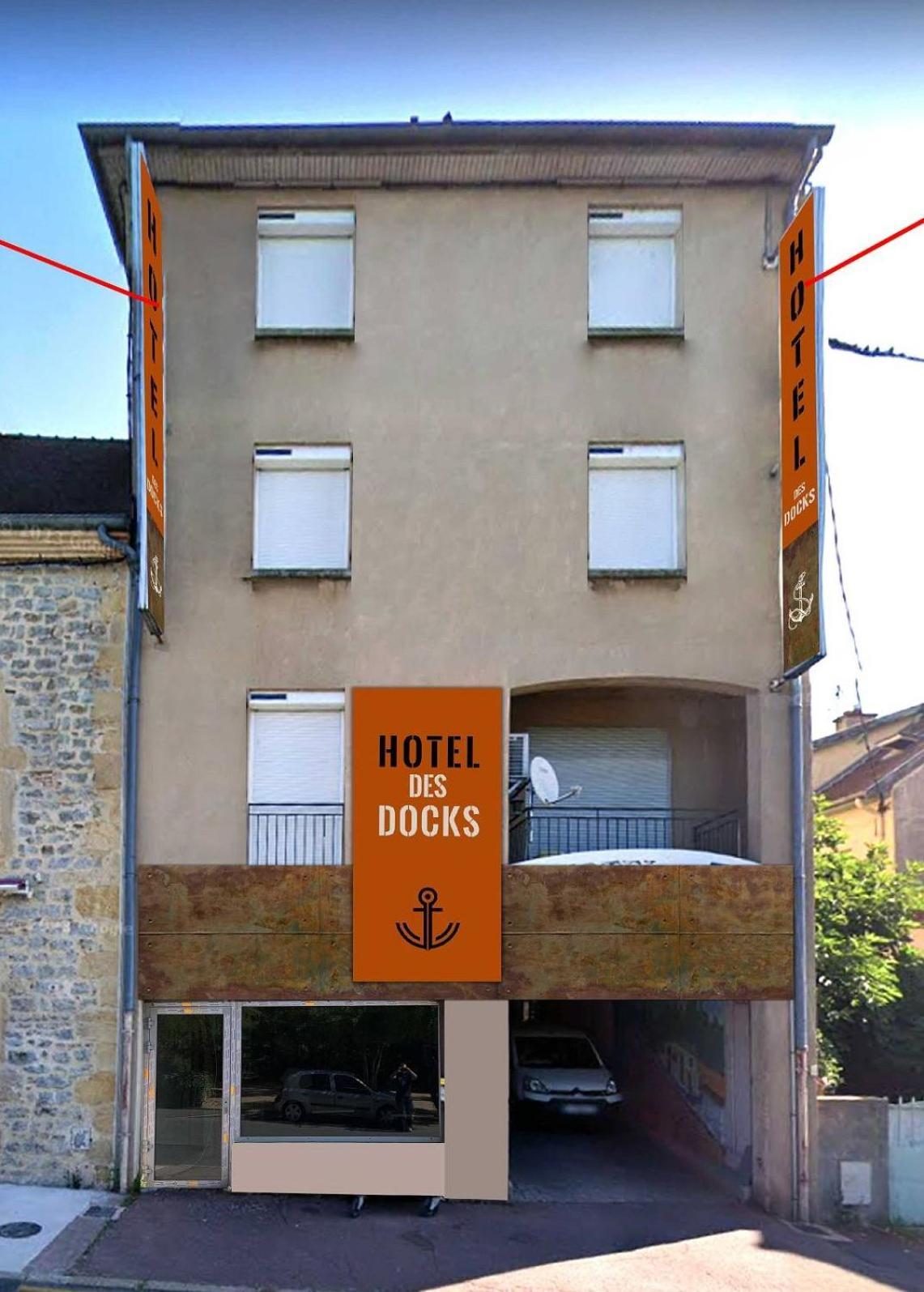Hotel Des Docks Digoin Esterno foto